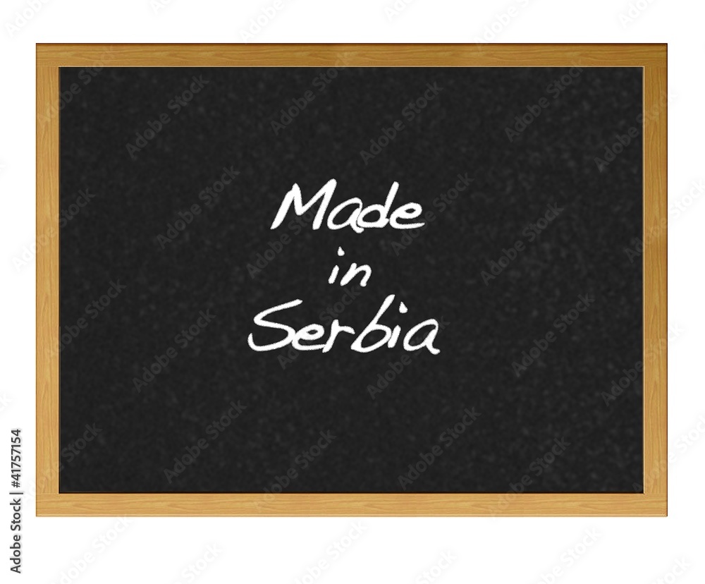 Made in Serbia.