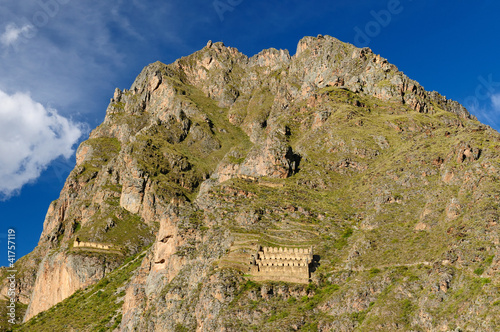 Peru, Sacred Valley, Ollantaytambo Inca fortress photo