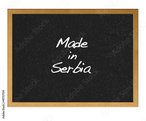 Made in Serbia.