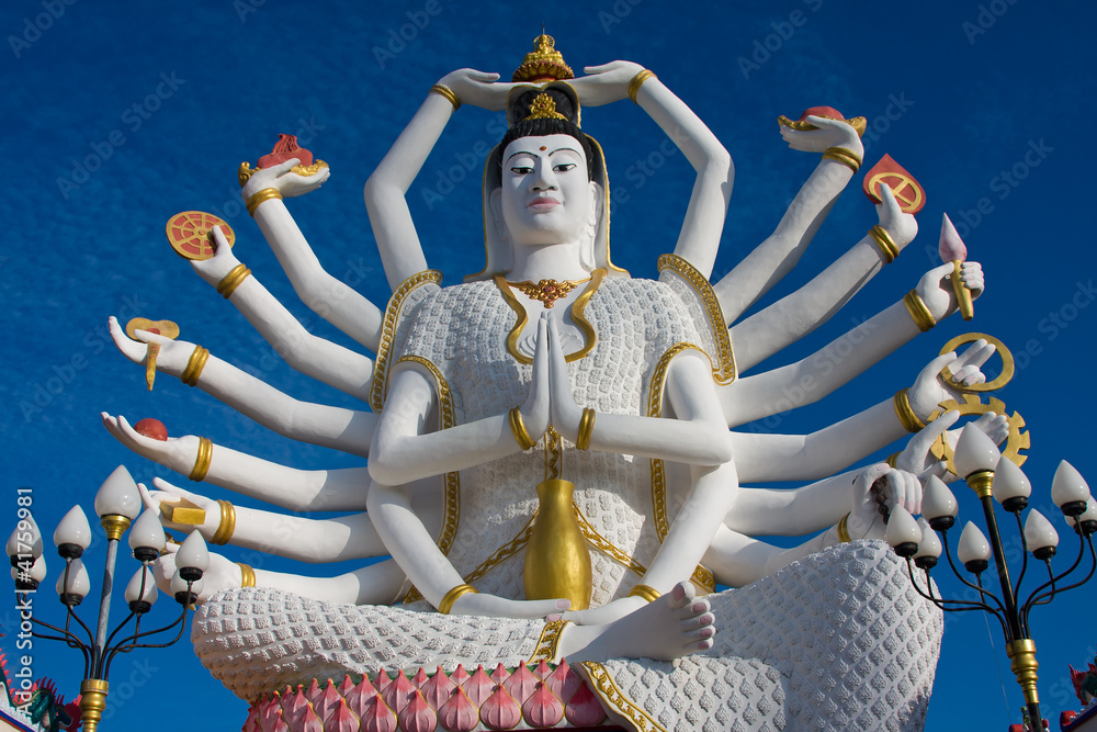 Obraz premium Statue of Shiva on Koh Samui island in Thailand