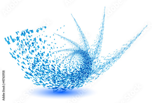 swirl wavy water vector illustration