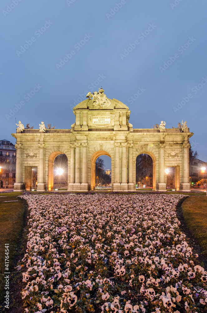 Naklejka premium Puerta de Alcala at Madrid, Spain