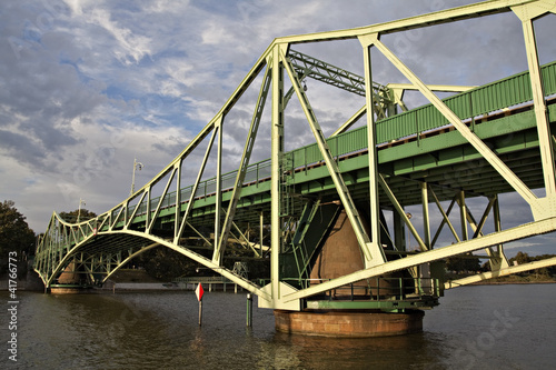 Detail of a lifting bridge, Liepaja, Latvia.