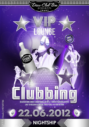 VIP Clubbing Flyer