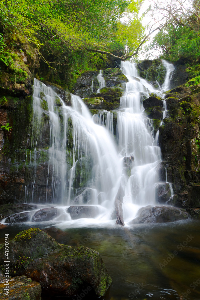 Torc waterfall in Killarney National Park, Ireland