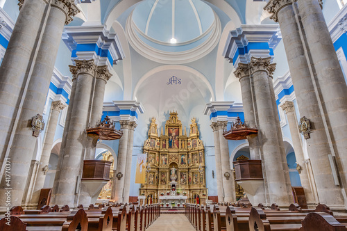 Assumption church shrine at Calaceite, Spain photo