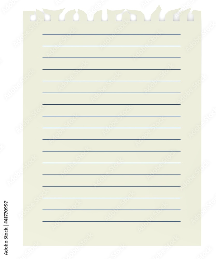 3d render of small paper for notes 3d render of small paper for notes