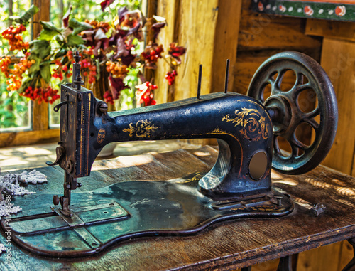 Antique sewing machine