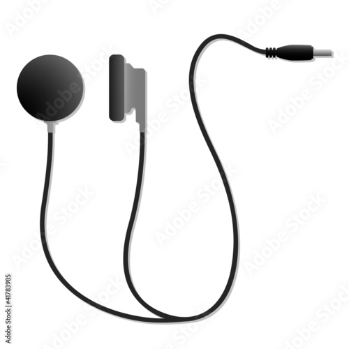 Head phones illustration
