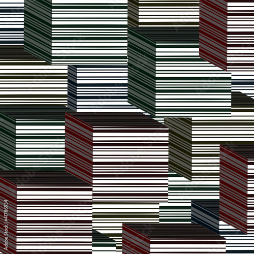 Imaginative cube color wallpaper