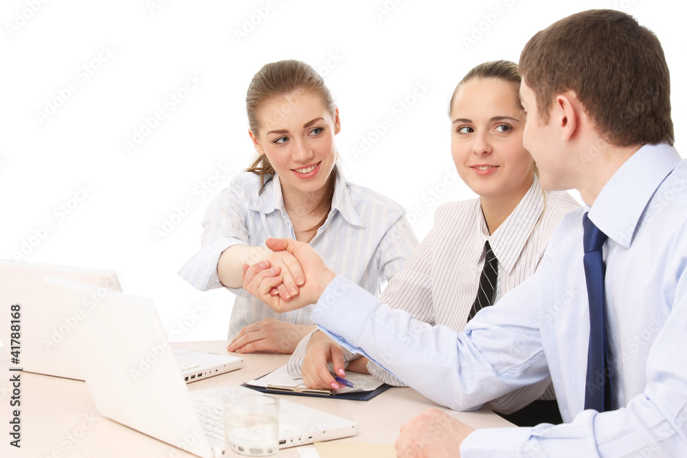 Obraz premium Business handshake