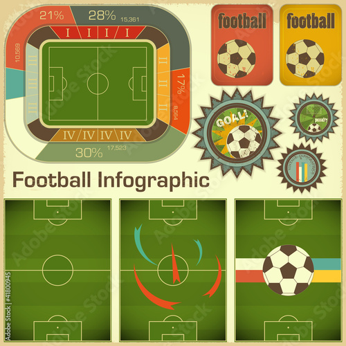 Football Infographic Elements