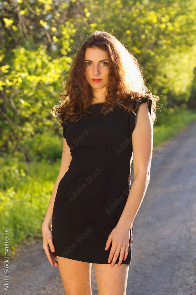 Portrait of a cute young woman Portrait of a cute young woman