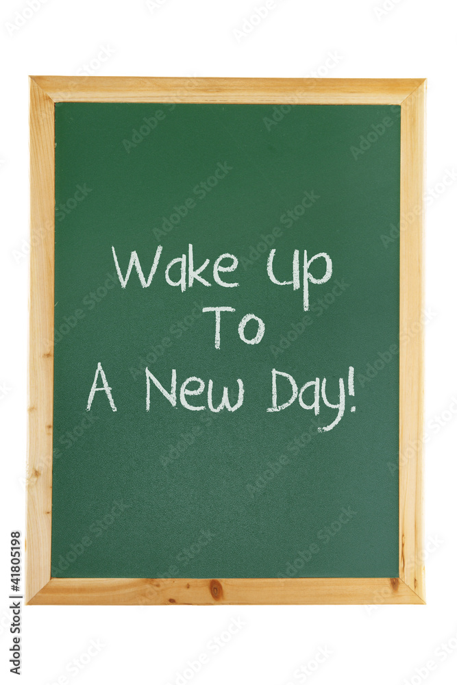 Blackboard with Inspiration Message Blackboard with Inspiration Message