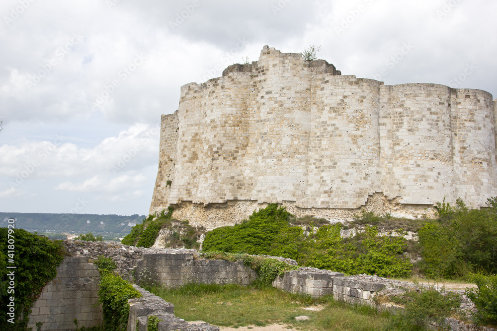 Gaillard Castle remains