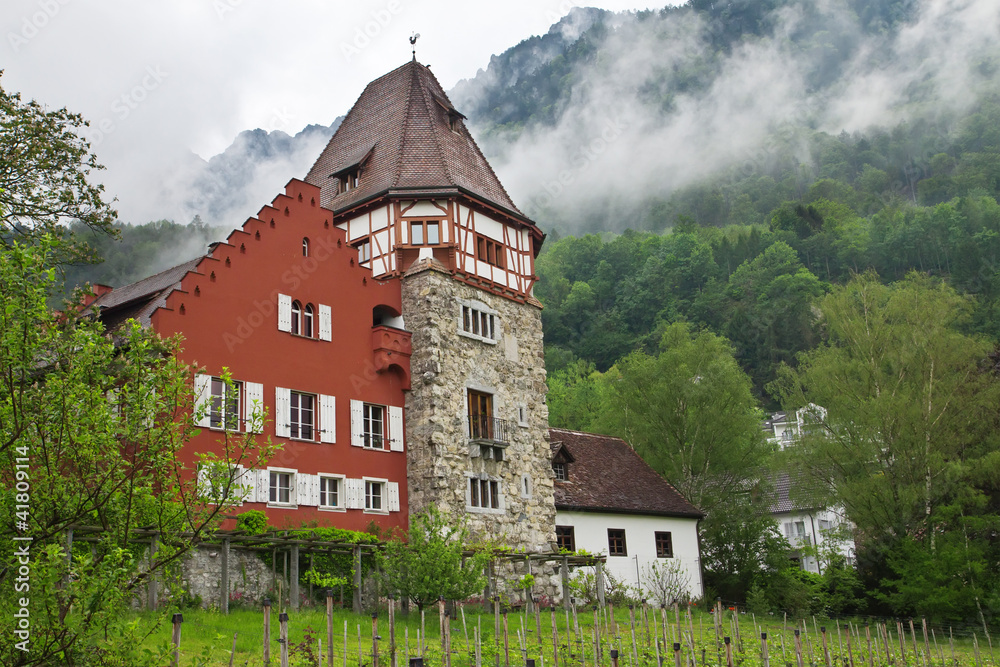 Old house in the Principality of Liechtenstein Old house in the Principality of Liechtenstein
