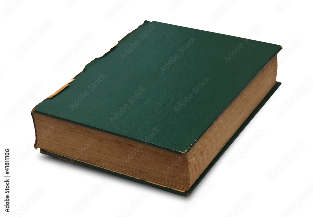 Old book isolated on a white background Old book isolated on a white background