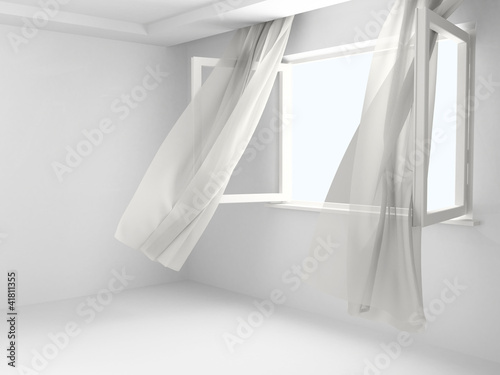 Open window