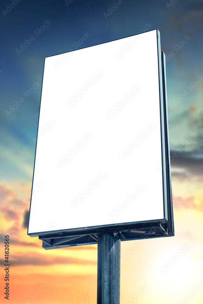 Blank billboard - obrazy, fototapety, plakaty 