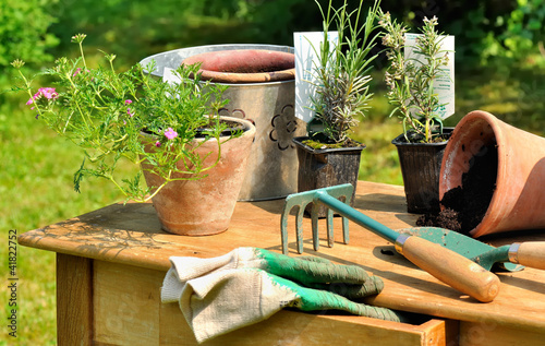 table de jardinage