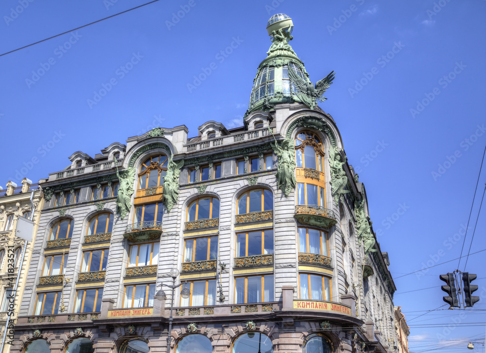 Fototapeta premium Zinger's house («House of books»). St.Petersburg, Russia
