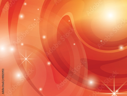 abstract bright orange background - vector