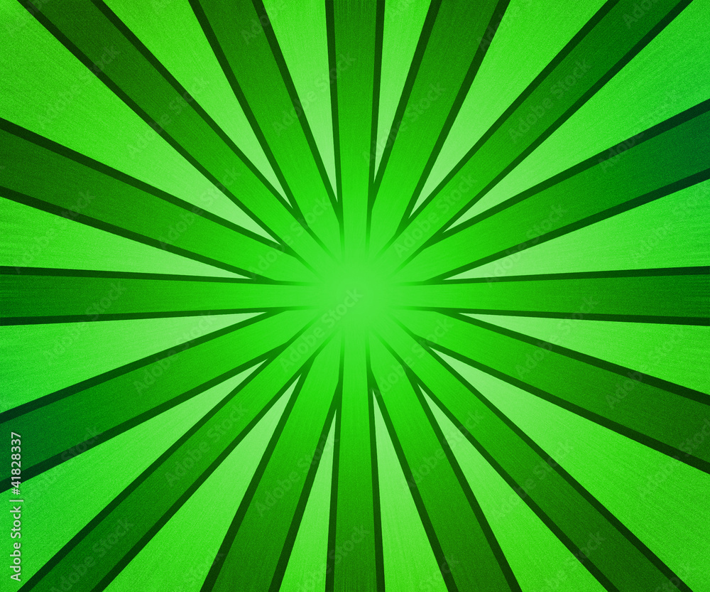 Obraz premium Green Rays Background