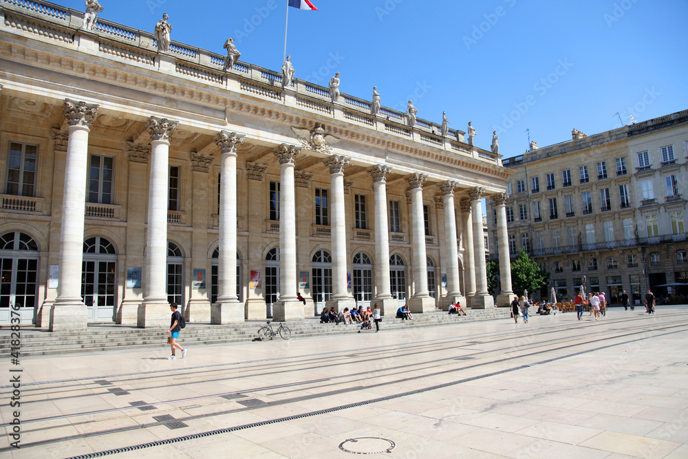 Main theater of Bordeaux, France