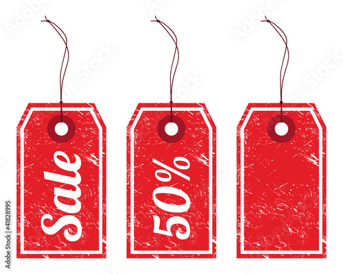 Sale retro price tags