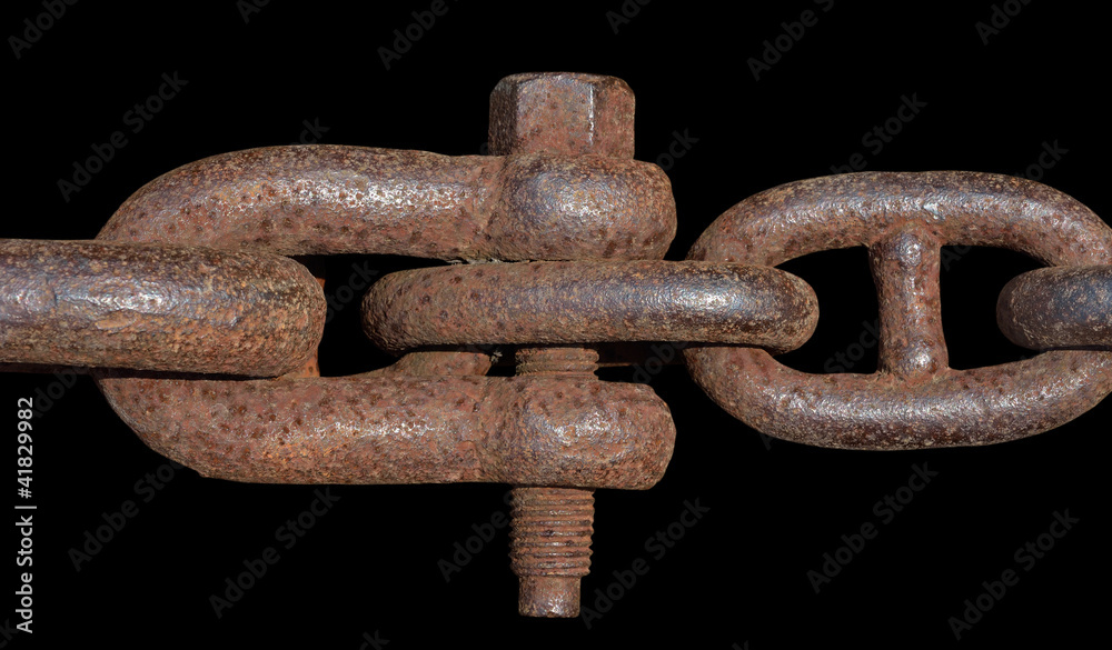 Obraz premium Old iron chain 3