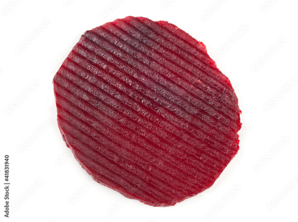 Fototapeta premium Fetta di barbabietola rossa