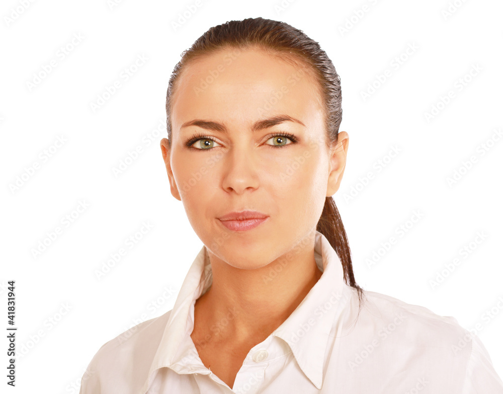 Closeup of a young successful businesswoman Closeup of a young successful businesswoman