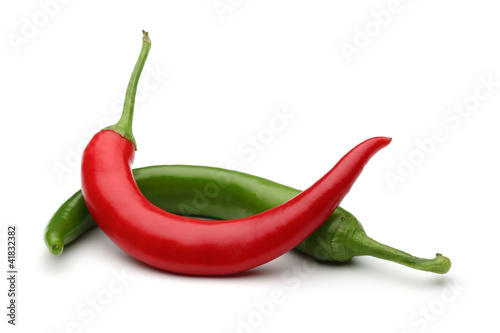 red Pepper and green pepper