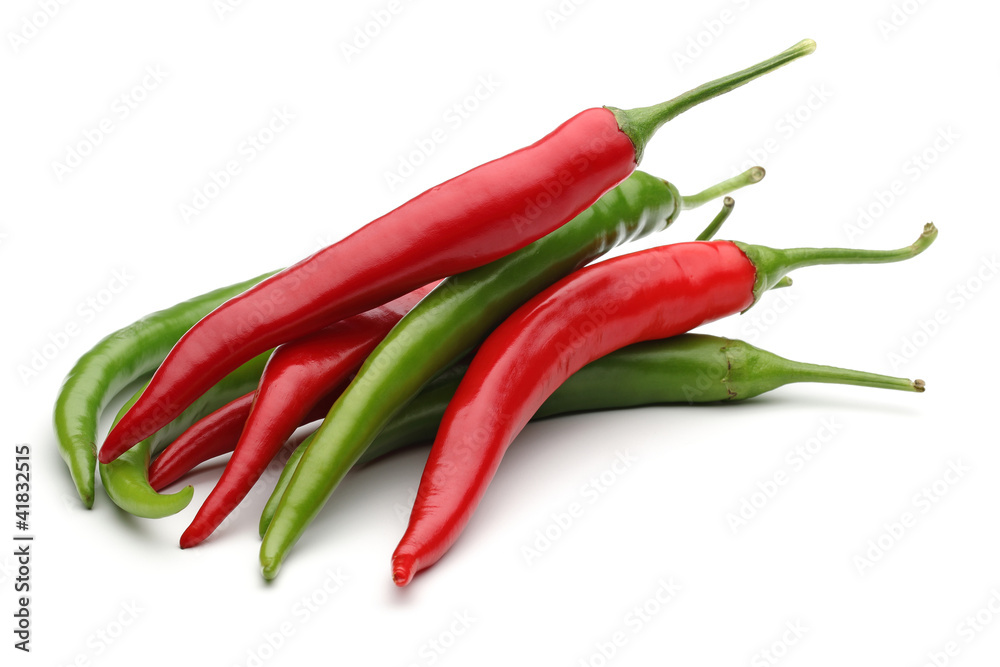 red Pepper and green pepper