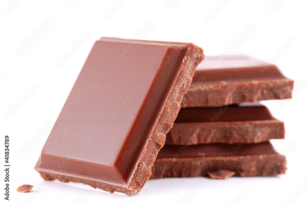 chocolate bars isolated on white chocolate bars isolated on white