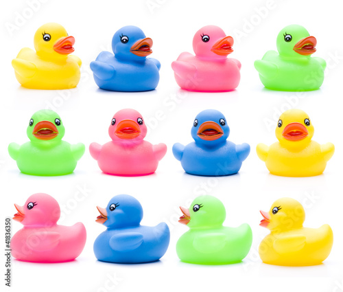 Viele bunte Gummientchen