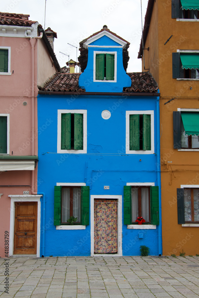 case colorate a Burano (Venezia)