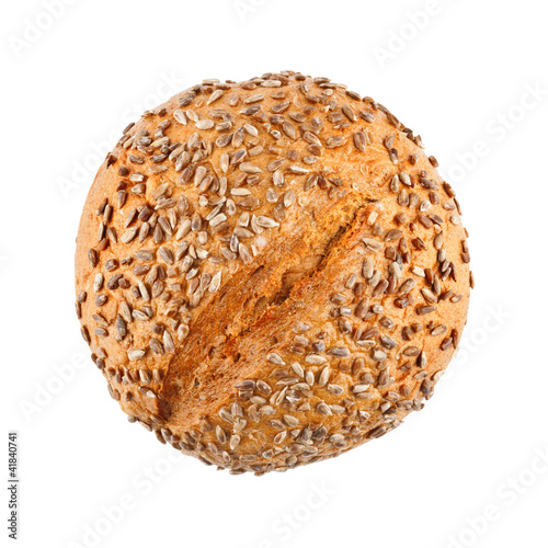 A loaf of delicious homemade bread with sunflower seeds