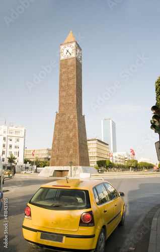 Clock Tower ave Habib Bourguiba Ville Nouvelle Tunis Tunisia Afr