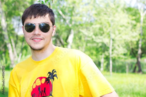 Young man outdoor