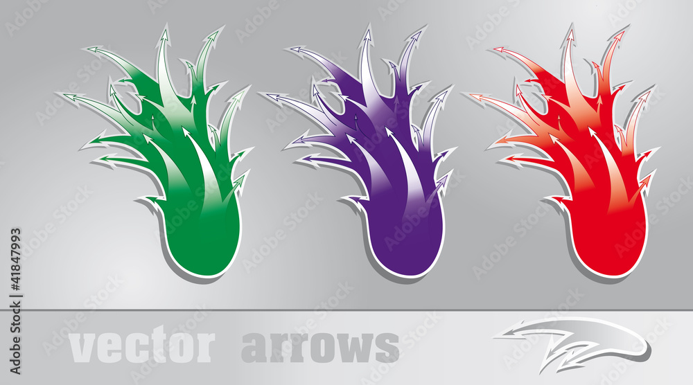 Naklejka premium Vector arrows