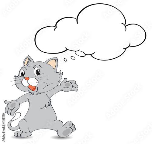 Thinking cat