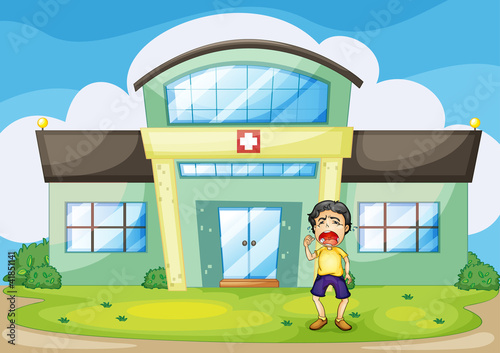 Hospital crying