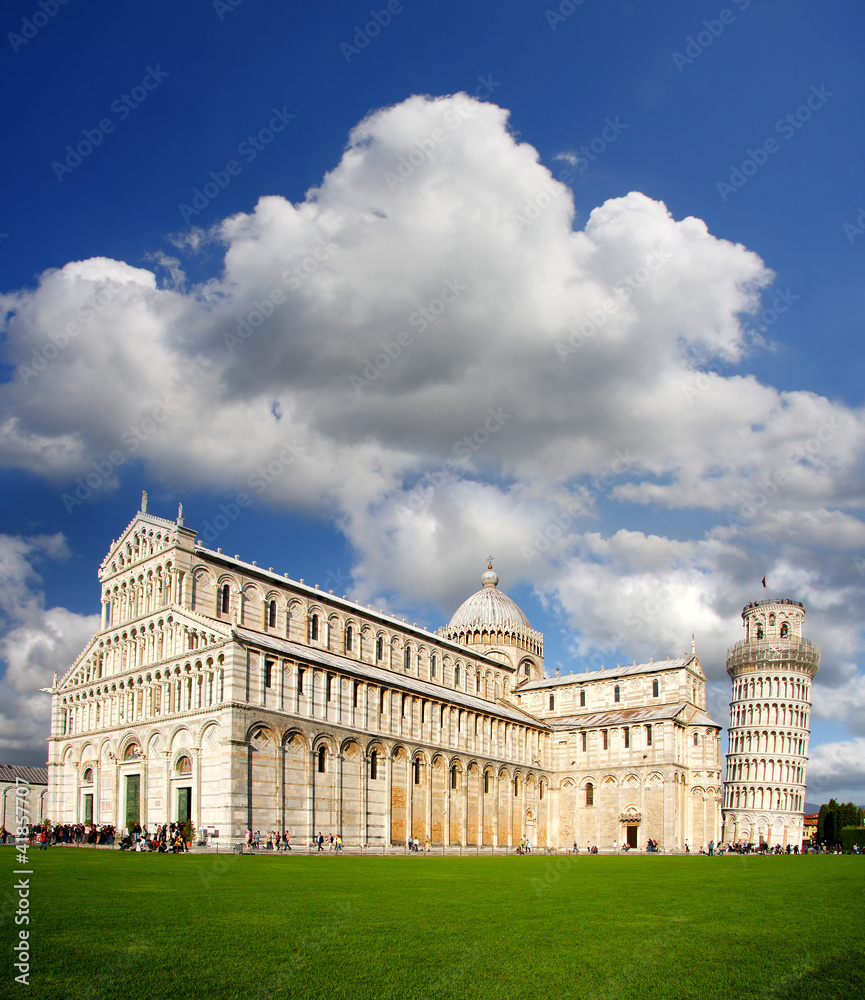 famous Leaning Tower  in PISA , Italy