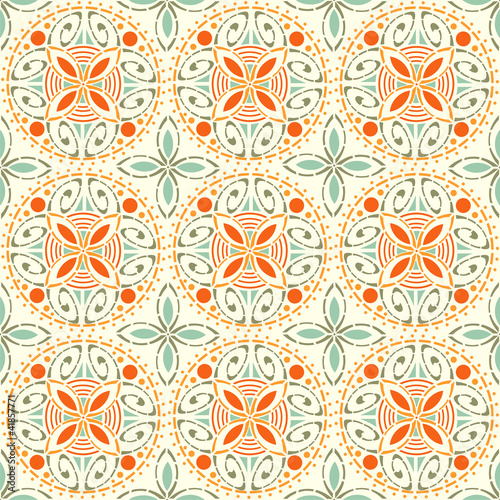 seamless background with colorful ornament