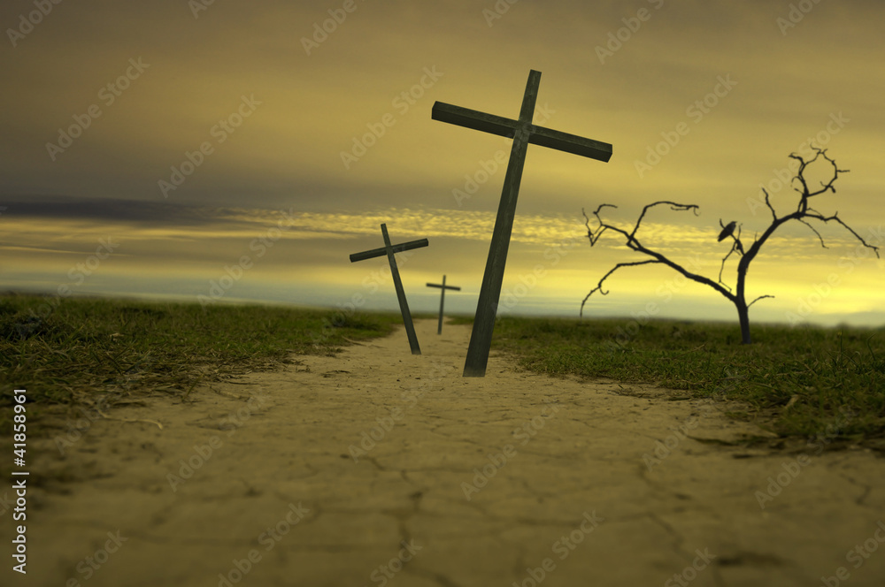 three easter crosses religion abstract three easter crosses religion abstract