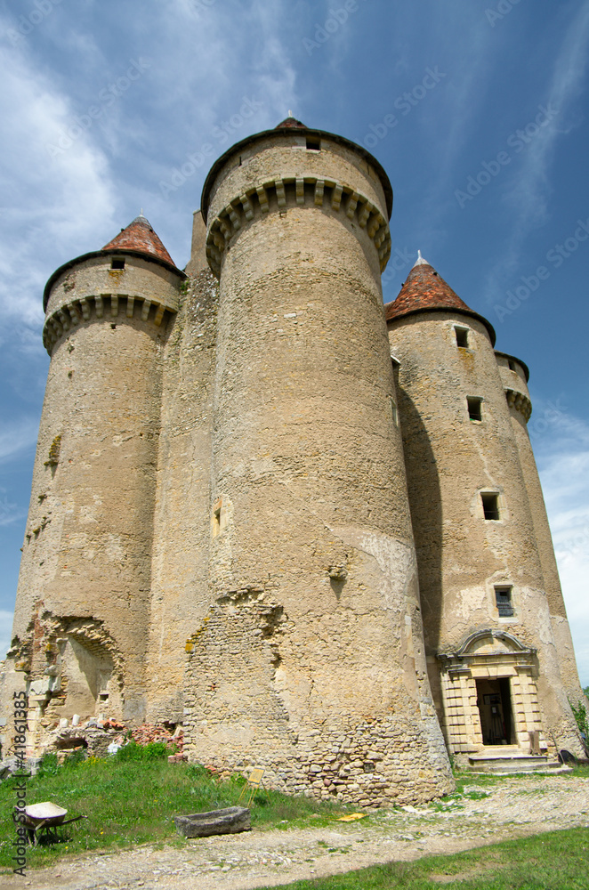 Medieval castle of Sarzay, France Medieval castle of Sarzay, France
