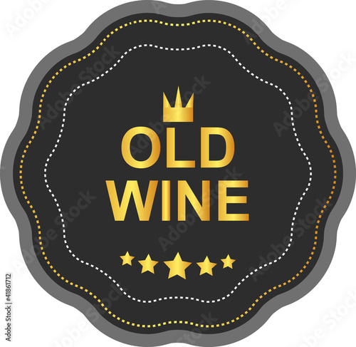 LABEL OLD WINE