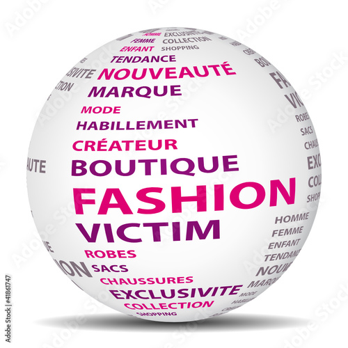 Monde de la mode. Icône vectoriel.