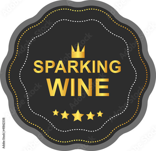 LABEL SPARKING WINE